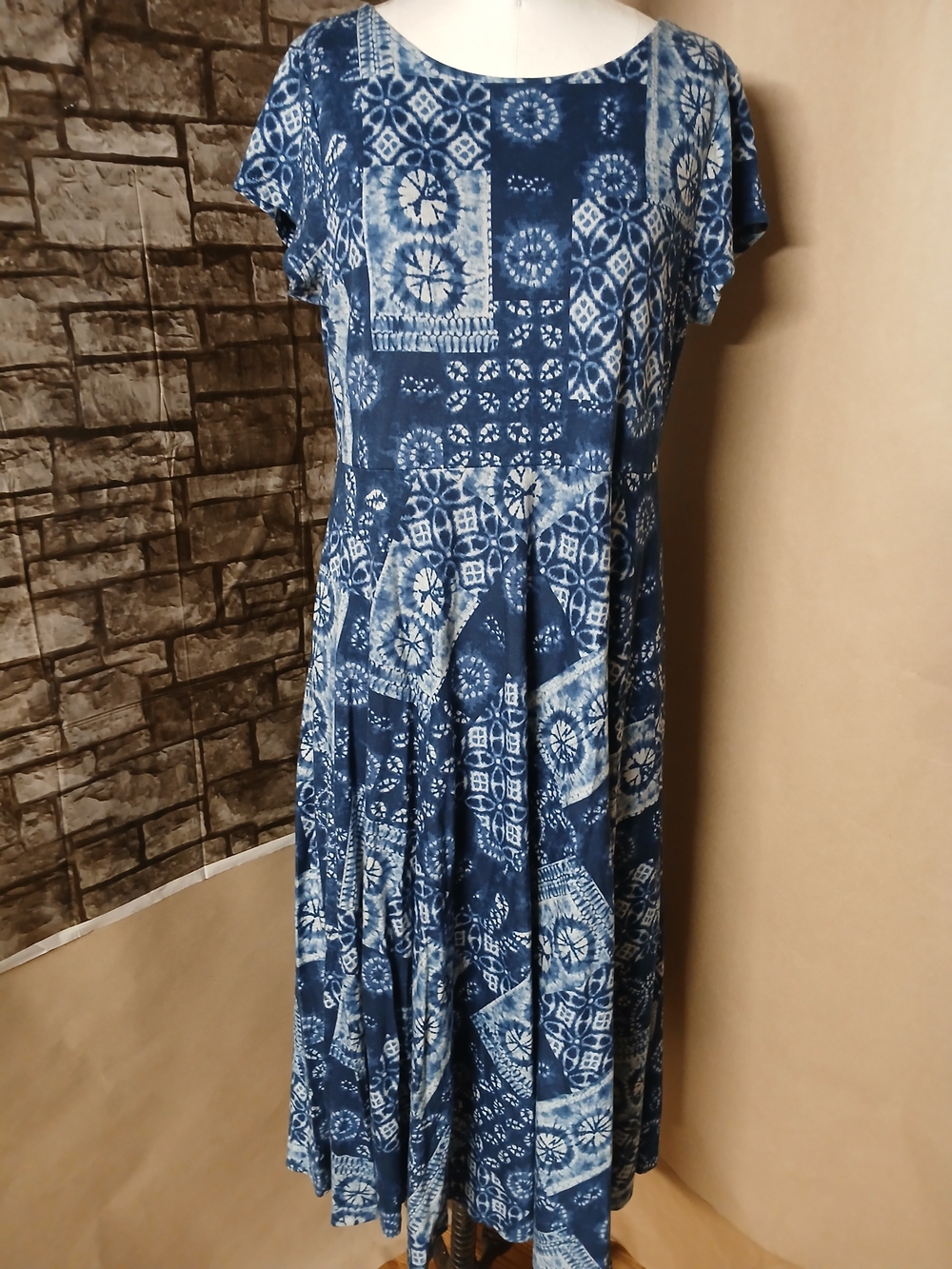 Chaps  Maxi Blue Dress